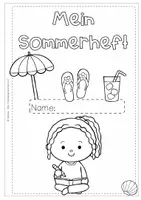 Vorschau - Arbeitsblätter - Mein Sommerheft | Sommerliche Deutschübungen ab Kl. 2 - Seite 1