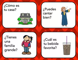 Vorschau - Aufgabenkarten - Spanische Konversation: 50 Aufgabenkarten für Anfänger: Conversación en Español - Deckblatt