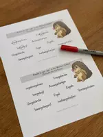 Vorschau - Arbeitsblätter - Igel im Wort finden - Deckblatt