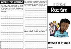 Vorschau - Arbeitsblätter - RACISM - Faltheft bzw. Tri-Fold (ENGLISH) - Seite 3