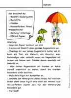 Vorschau - Stundenentwürfe - Kunstidee Grundschule Herbst „Regenschirm“, Kunst Grundschule, Paket - Seite 3