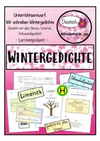 Vorschau - Stundenentwürfe - Unterrichtsentwurf - Wir schreiben Wintergedichte - Deckblatt