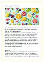 Vorschau - Arbeitsblätter - Was sind... Vitamine? Aufgaben mit Lösungen - Seite 1