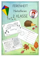 Vorschau - Arbeitsblätter - Ferienheft - Herbstferien - Deckblatt