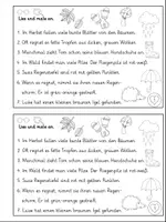 Vorschau - Arbeitsblätter - Ferienheft - Herbstferien - Seite 3