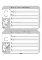 Vorschau - Fördermaterial/Inklusion - Abschreibkartei Druckschrift | Alphabet-Kartei von A bis Z - Seite 3