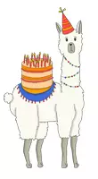 Vorschau - selbst erstellte Cliparts/Grafiken - Party Lama Freebie - Seite 2