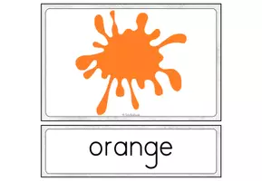 Vorschau - Bildkarten - Flashcards - "colours" - Seite 3