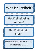 Vorschau - Präsentationen/Tafelbilder - Theologisieren mit Kindern kleine Fragensammlung - Seite 1