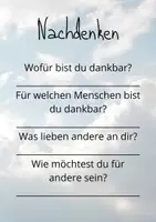 Vorschau - Anderer Materialtyp - Fragen zum Nachdenken, dankbar sein - Seite 1