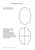 Vorschau - Stundenentwürfe - Portrait zeichnen lernen, Kunstidee, Kunst Grundschule - Seite 3