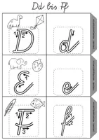 Vorschau - Mal- und Bastelvorlagen - Mein ABC-Leporello | Vereinfachte Ausgangsschrift VA - Seite 3