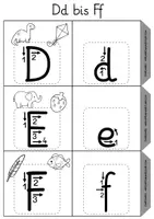 Vorschau - Mal- und Bastelvorlagen - Mein ABC-Leporello | Grundschrift (GS) - Seite 3