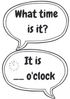 Vorschau - Arbeitsblätter - What's the time - Teil 1 - Seite 1