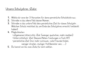 Vorschau - Bildkarten - Schuljahres-Ziele (im Piraten-/Karibik-Style) - Seite 2
