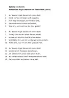 Vorschau - Klassenarbeiten - Klausur mit EHZ - Liebeslyrik Auf diesem Hügel überseh ich meine Welt unterwegs sein - Seite 2