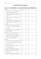 Vorschau - Arbeitsblätter - Checkliste für einen Bericht - Deckblatt