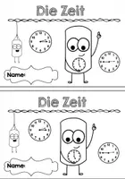 Vorschau - Arbeitsblätter - Materialpaket - Uhrzeit - Seite 3