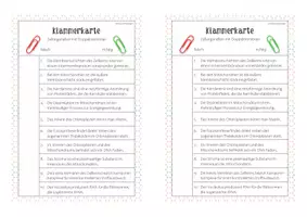 Vorschau - Spiele - Klammerkarte - Zellorganellen mit Doppelmembran - Deckblatt