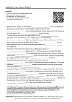 Vorschau - Arbeitsblätter - Arbeitsblätter zum Thema "Bologna" + Lösung & MP3 + - Deckblatt