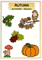 Vorschau - Arbeitsblätter - Klettmappen Autumn Englisch - Deckblatt