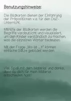 Vorschau - Bildkarten - Bild- und Wortkarten Präpositionen (Schulsachen) (DaZ) - Seite 3