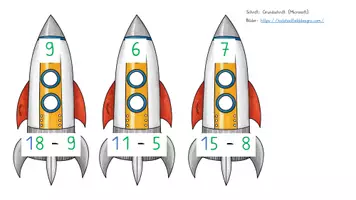 Vorschau - Arbeitsblätter - ZR 20 Festigung Tafelspiel Ufo ZU - Seite 3