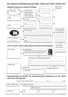Vorschau - Arbeitsblätter - Der Freiheitskampf der schwarzen US-Bevölkerung ab 1863 (Strukturskizze) - Seite 1