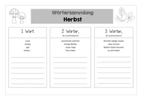 Vorschau - Stundenentwürfe - Gedichte im Herbst - ein Elfchen schreiben - Seite 3