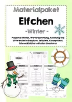 Vorschau - Stundenentwürfe - Gedichte im Winter - ein Elfchen schreiben - Deckblatt