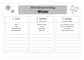Vorschau - Stundenentwürfe - Gedichte im Winter - ein Elfchen schreiben - Seite 3