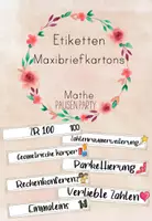 Vorschau - Anderer Materialtyp - Maxibriefkarton Etiketten Mathematik (wachsend) - Deckblatt