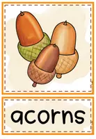 Vorschau - Poster - Flashcards - Autumn / Fall - Seite 1