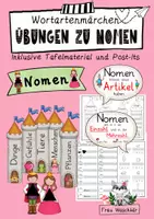 Vorschau - Arbeitsblätter - Wortartenmärchen: Tafelmaterial + AB zu Nomen - Deckblatt