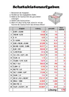 Vorschau - Arbeitsblätter - Schatzkistenaufgaben - Dezimalzahlen (Runden) - Seite 1
