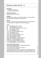 Vorschau - Arbeitsblätter - Rechnen üben bis 20 (2) - Seite 1