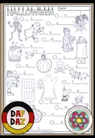 Vorschau - Unterrichtsreihen - Halloween (DaF/DaZ) - Arbeitsblatt - Deckblatt