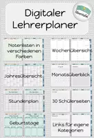 Vorschau - Lehrpläne/Lehrermaterial - Digitaler Lehrerplaner 2020/2021 - Deckblatt