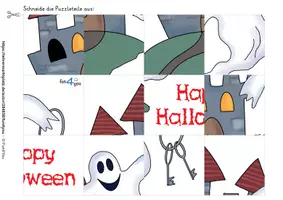 Vorschau - Arbeitsblätter - Halloween - Puzzles zur Mengenerfassung im Zahlenraum bis 12 - Seite 2
