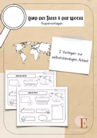 Vorschau - Arbeitsblätter - Land des Tages, der Woche & des Monats - Deckblatt