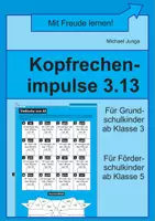 Vorschau - Arbeitsblätter - Kopfrechenimpulse 3.13 - Deckblatt