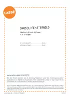 Vorschau - Mal- und Bastelvorlagen - Grusel-Fensterbild für Halloween - Seite 2