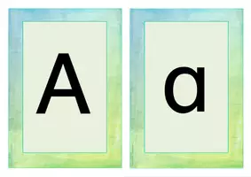 Vorschau - Präsentationen/Tafelbilder - Buchstabe A Einführung Bildkarten, Wortkarten, Alphabetisierung, DaZ, Deutsch - Seite 1