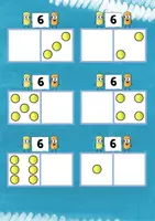 Vorschau - Fördermaterial/Inklusion - Klettmappe - Zahlzerlegung 6 - Seite 2