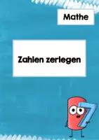 Vorschau - Fördermaterial/Inklusion - Klettmappe - Zahlzerlegung 7 - Deckblatt