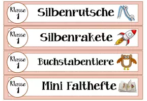 Vorschau - Bildkarten - Etiketten - 1.Klasse Deutsch für den Maxibriefkarton - Seite 2