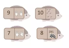 Vorschau - Spiele - Zahlenraum 10 - Domino (Igel Design) - Seite 3
