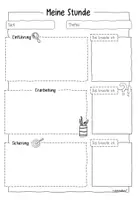 Vorschau - Arbeitsblätter - Meine Stunde - Vorlagen zur Unterrichtsplanung - Seite 1