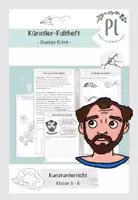 Vorschau - Arbeitsblätter - Künstler-Faltheft: Gustav Klimt (Jugendstil) - Deckblatt
