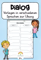 Vorschau - Arbeitsblätter - Dialogblättervorlagen in vers. Sprachen - Deckblatt